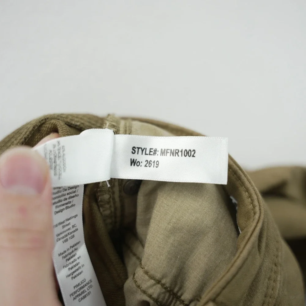 DU/ER No Sweat Pant Mens 36x30 Tobacco Khaki Brown Slim Performance Trousers